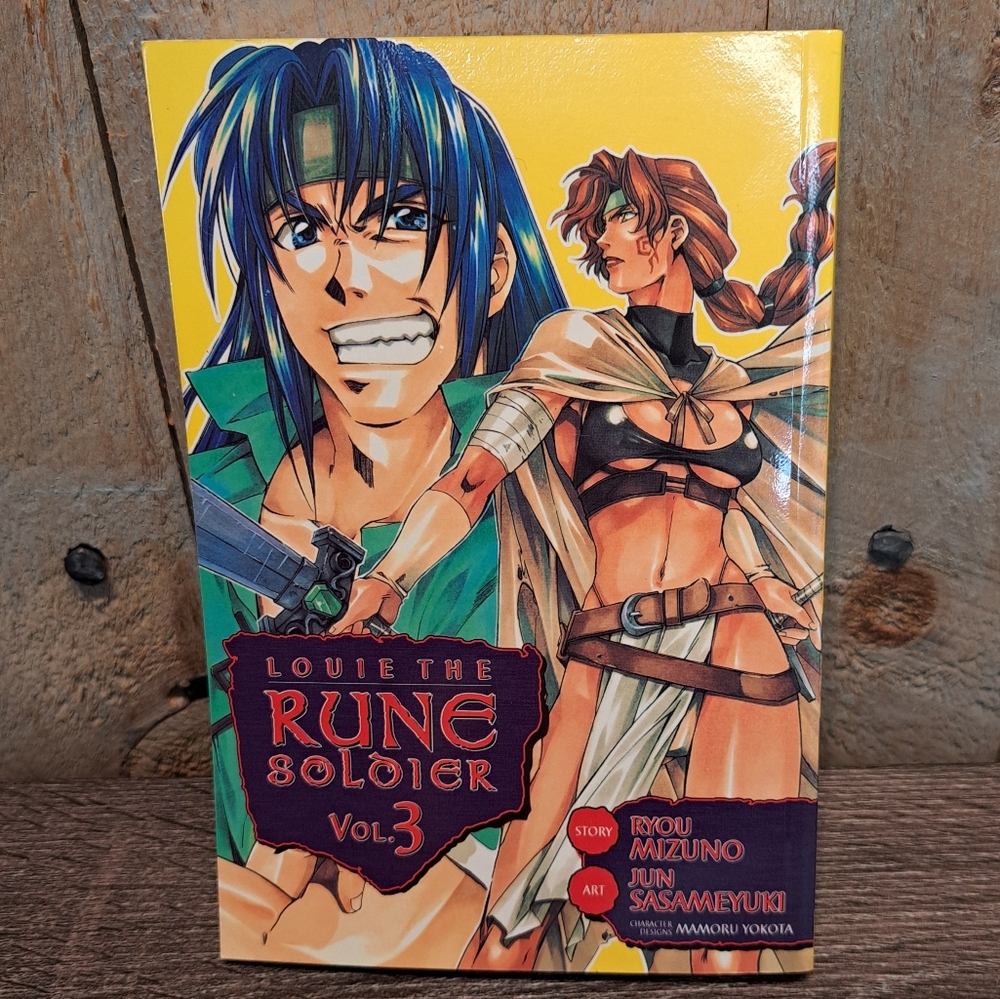 Louie The Rune Solider Volume 3 - Paperback, by Mizuno Ryou - Excellent